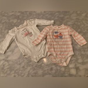 Gymboree Body Suit 3-6 & 6-12 months